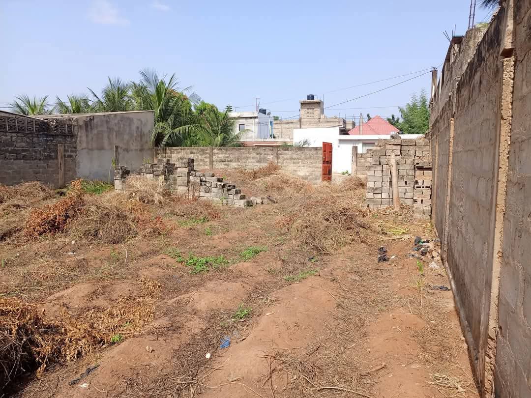 Demi lot carré de terrain en vente à lomé avedji